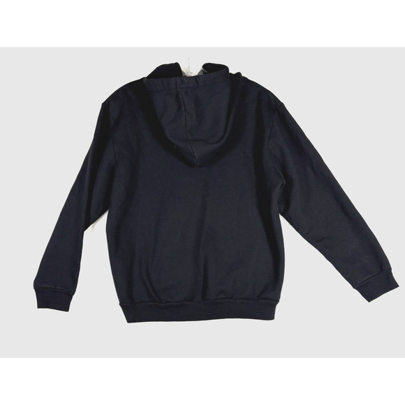 Men's Hoodie Sweatshirt Black Size Medium Under 5'10 U-510 NWT - Picture 2 of 8